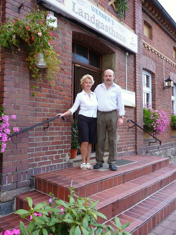Werners Landgasthaus Lieskau Dış mekan fotoğraf